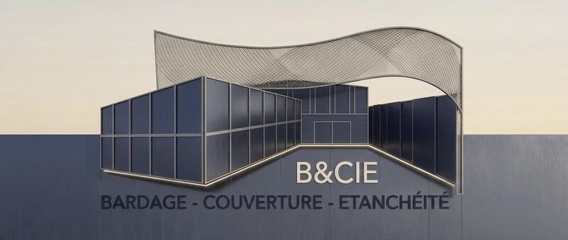 Logo B&CIE, Bardage · Couverture · Étanchéité